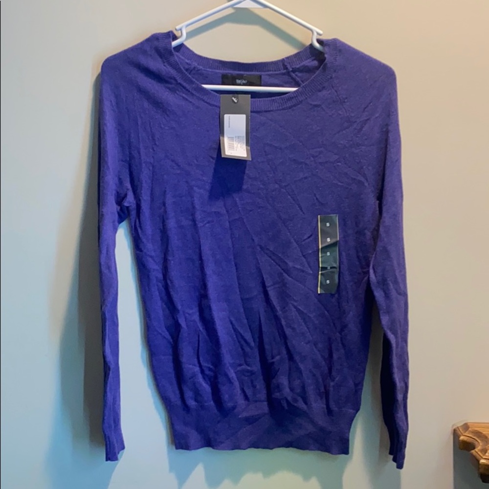 Purple Knit Sweater
